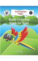 Birds Coloring Book for Kids