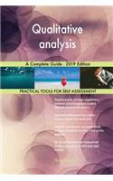 Qualitative analysis A Complete Guide - 2019 Edition