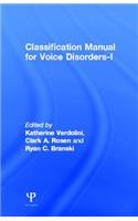 Classification Manual for Voice Disorders-I