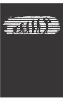 Notebook: College Ruled 6x9 120 Pages Saxophone Jazz Musician Funny Evolution Vintage