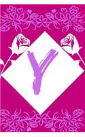 Y: Notebook for Women, Girls - Lined Journal To Write In - 120 Pages - (6 x 9 inches)