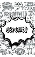 Serenity: Jiu-Jitsu Training Log Book Doodle Journal Notebook 120 Pages 6x9