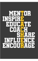 Mentor Inspire Educate Coach Share Influence Encourage