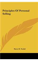 Principles Of Personal Selling