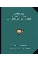 Cases of Apparitions Announcing Death