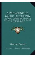 Pronouncing Gaelic Dictionary