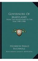 Governors Of Maryland