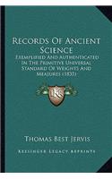 Records Of Ancient Science