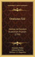 Orationes Xiii