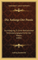 Anfange Der Poesie