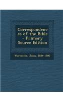 Correspondences of the Bible