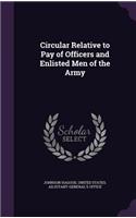 Circular Relative to Pay of Officers and Enlisted Men of the Army