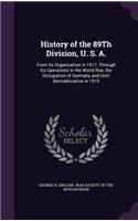 History of the 89Th Division, U. S. A.