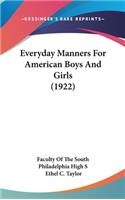 Everyday Manners for American Boys and Girls (1922)