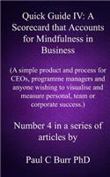 Quick Guide IV - A Scorecard that Accounts for Mindfulness in Business