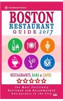 Boston Restaurant Guide 2017
