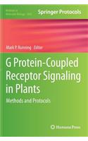 G Protein-Coupled Receptor Signaling in Plants
