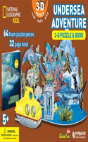 National Geographic Kids Undersea Adventure 3-D Puzzle and Book