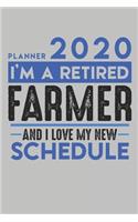 Weekly Planner 2020 - 2021 for retired FARMER