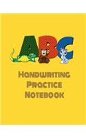 ABC Handwriting Practice Notebook: Handwriting Practice Paper Notebook with dotted lined sheets