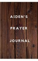 Aiden's Prayer Journal