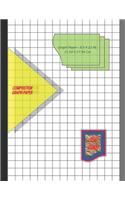 Graph Paper Notebook 8.5 x 11 IN, 21.59 x 27.94 cm