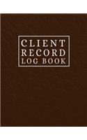 Client Record Log Book