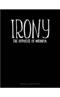 Irony The Opposite Of Wrinkly: Monthly Bill Planner & Organizer