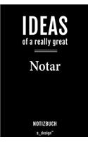 Notizbuch für Notare / Notar / Notarin