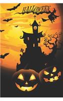 Halloween: Kids Books - Halloween Party Souvenirs - Notebook Journal - Happy Halloween - Pumpkin Decorations - Educational Toys - Notepad for Children Boys Gir