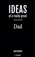 Notebook for Dads / Dad: awesome handy Note Book [120 blank lined ruled pages]