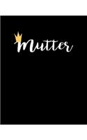 Mutter: 2020 Monthly Planner Dated Journal 8" x 10" 110 pages Notebook