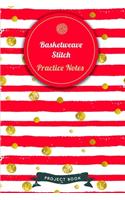 Basketweave Stitch Practice Notes