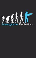 Lasergame Evolution: Notebook/Diary/Organizer/120 checked pages/ 6x9 inch