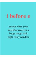 i before e