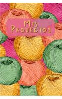 Mis Projectos: Cuaderno para proyectos de tejido de punto con tabla de contenido I Rejilla de puntos