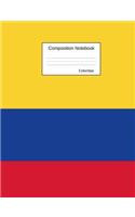 Colombia Composition Notebook: College Ruled Journal to write in for school, take notes, for kids, students, spanish language teachers, homeschool, Colombian Flag Cover