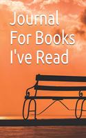 Journal for Books I've Read: Book Lovers Notebook with Space to Review 50 Books with Index - Romance Theme Cover(1 Readers Journal)