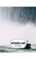Notebook Lined Falls: Notebook Journal Diary