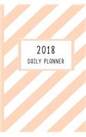 2018 Daily Planner: 12 Month Daily Planner / Notebook / Diary / Journal / 2018 Calendar / Organizer - 1-Page-a-Day - Extra dots and blank pages for journaling, planning