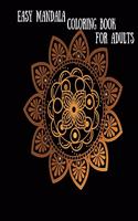Easy Mandala Coloring Book