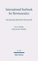 International Yearbook for Hermeneutics/Internationales Jahrbuch Fur Hermeneutik