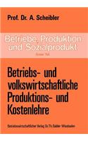 Betriebe, Produktion und Sozialprodukt