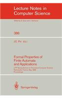 Formal Properties of Finite Automata and Applications