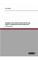 Respekt in der Schüler-Lehrer-Beziehung - Begriff, Entstehung und Konsequenzen