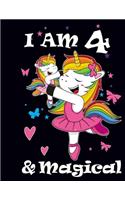 Mamacorn Journal I am 4 & Magical!