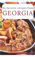 My favorite recipes from Georgia: A useful book to write down your best American meals