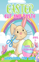 Easter Cut and Paste Workbook for Kids Ages 3+