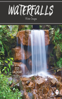 2021 Calendar Waterfalls: Water Images Theme Mini 8.5 x 8.5 12 Month Calendar Planner For Home Office or On The Go