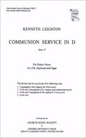 Communion Service in D Op. 45